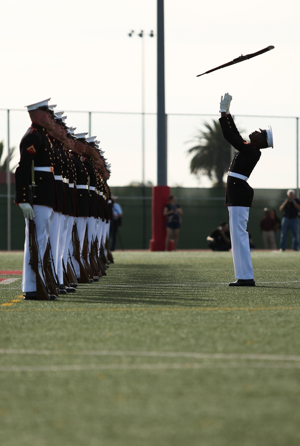 Battle Color Detachment performs at MCAS Miramar