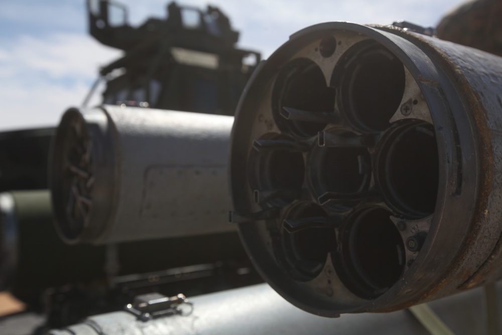 Marines prepare ordnance for close air support during RUT