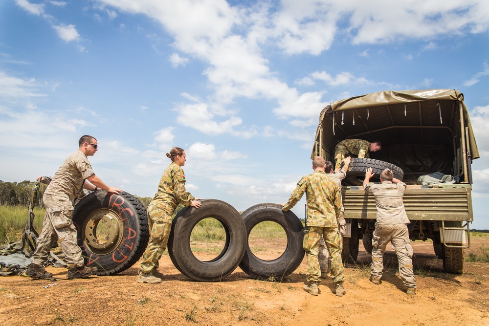 Multi-national forces participate in the first ever AATTC course in Australia