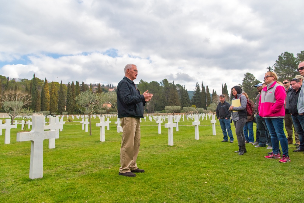 U.S. Army Europe’s Combat Support Hospital takes Staff Ride to Southern France