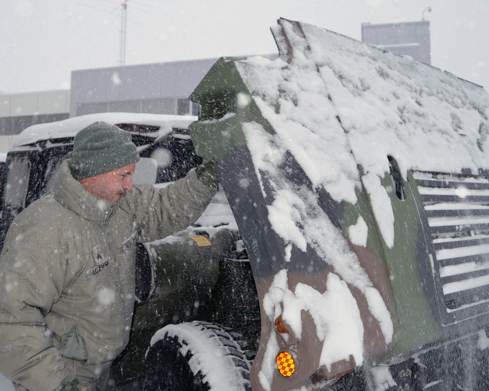NY Soldiers ready for snow detail