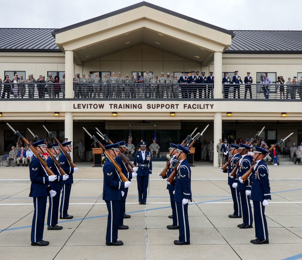 U.S. Air Force Honor Guard First Performance of New Routine