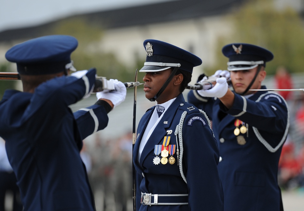 USAF Honor Guard unveils new routine