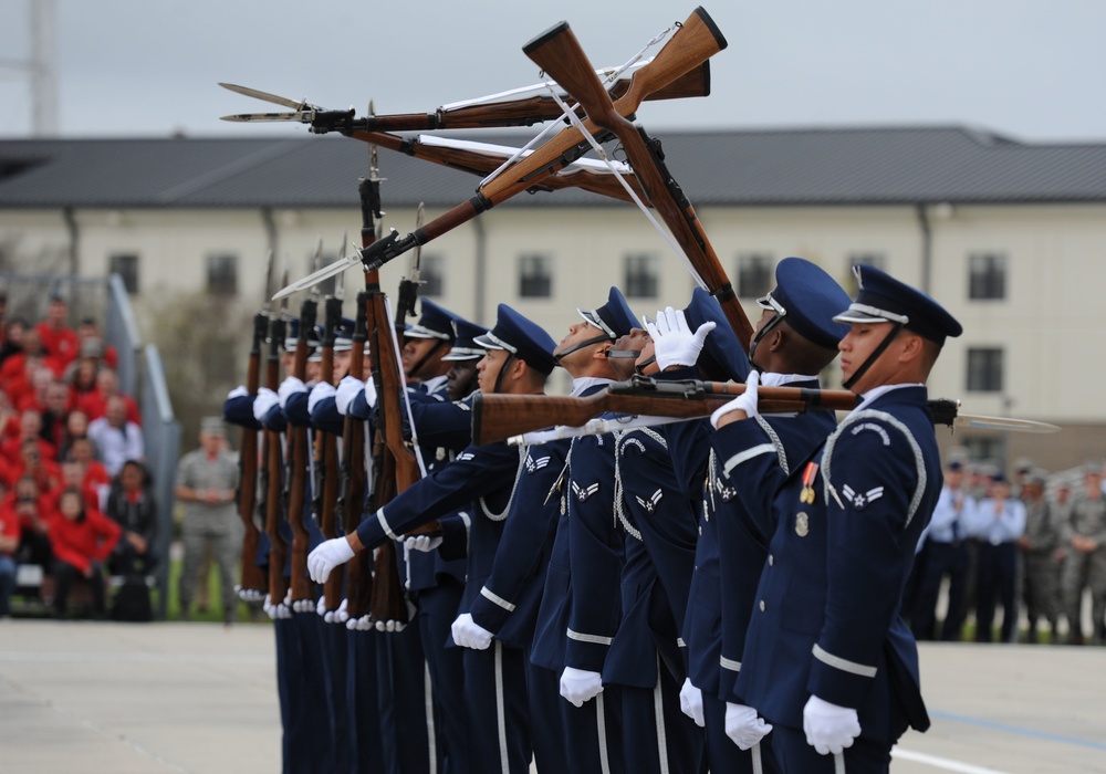 USAF Honor Guard unveils new routine