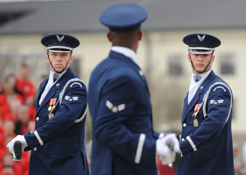 USAF Honor Guard unveils new routine