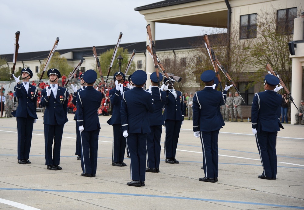 USAF Honor Guard unveils new routine