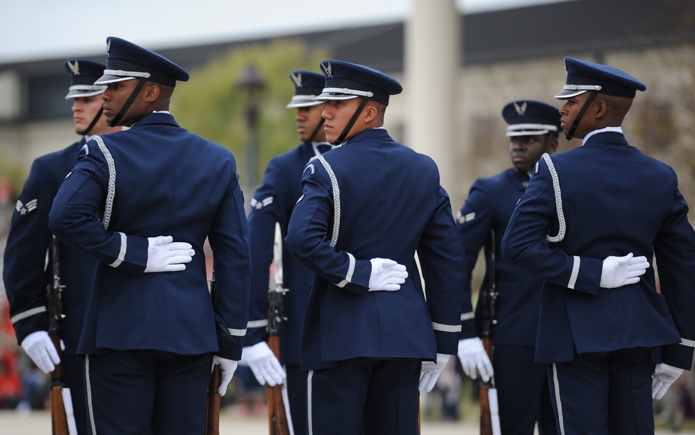 USAF Honor Guard unveils new routine