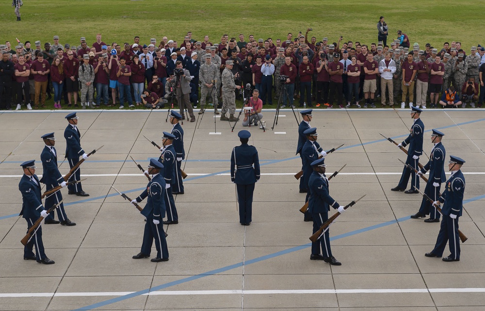 USAF Honor Guard unveils new routine