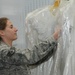 Browsing bridal gowns at A&amp;FRC event