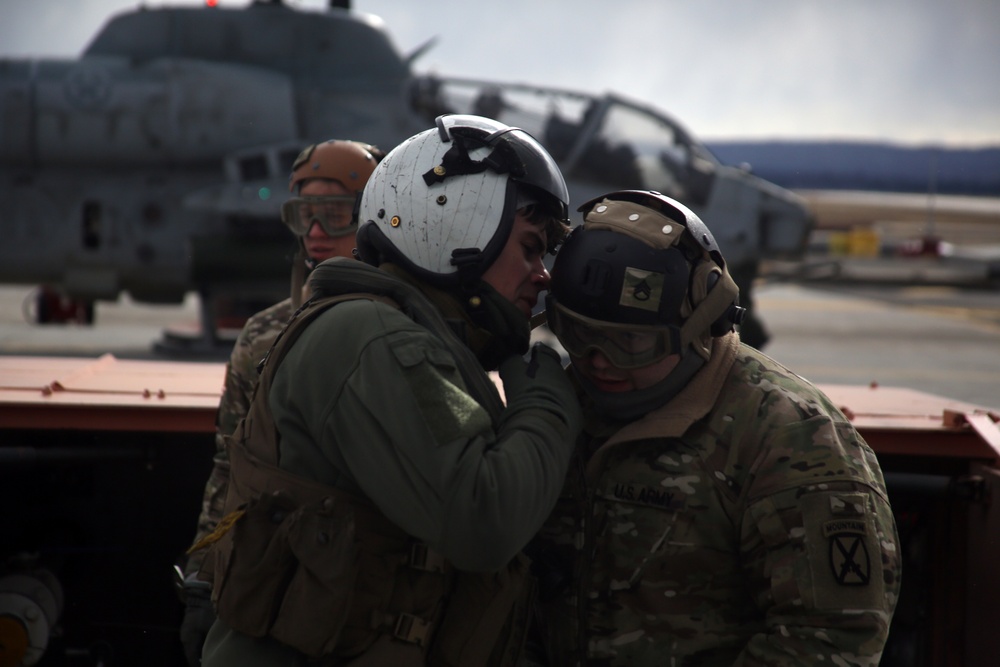 Snow or shine: HMLA-269 Marines take to the frigid skies