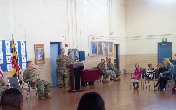 Annapolis-based Maryland National Guard unit changes command