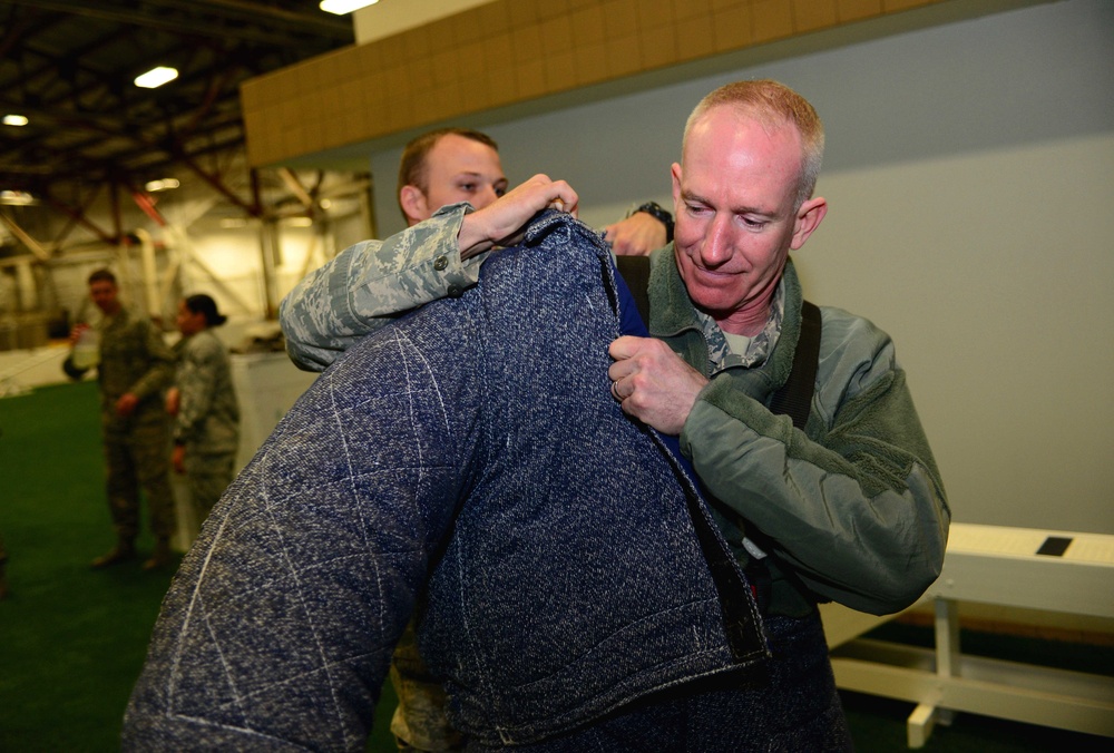 8th Air Force command chief pays visit to Ellsworth