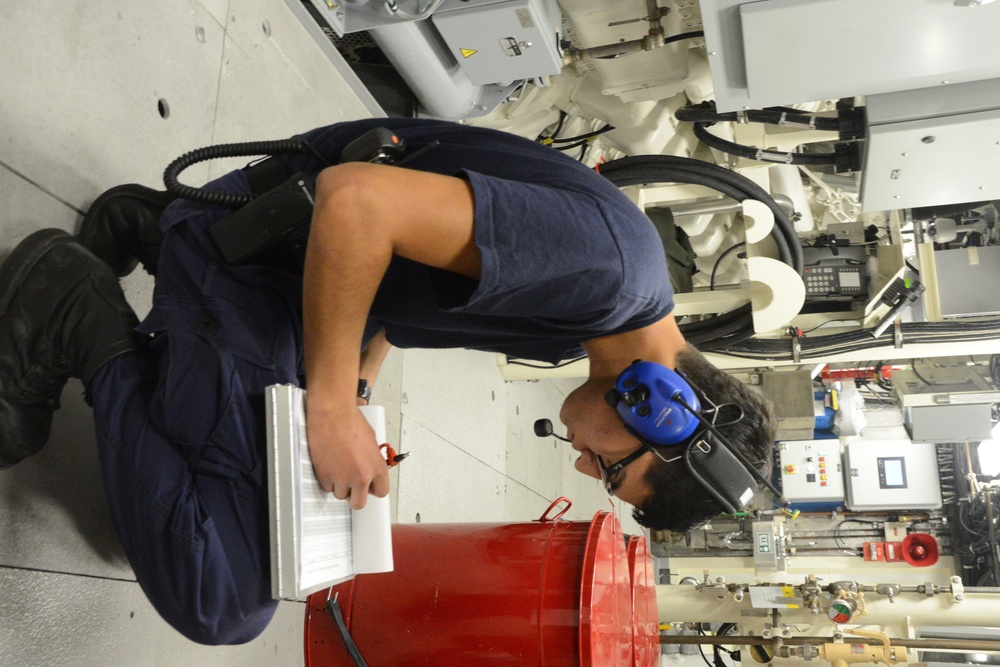 Engineering round on the Cutter John McCormick