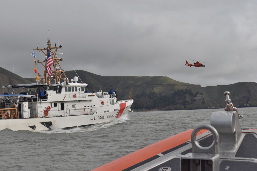 Cutter John McCormick transits into San Francisco Bay