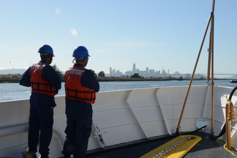 Cutter John McCormick transiting near Oakland, California