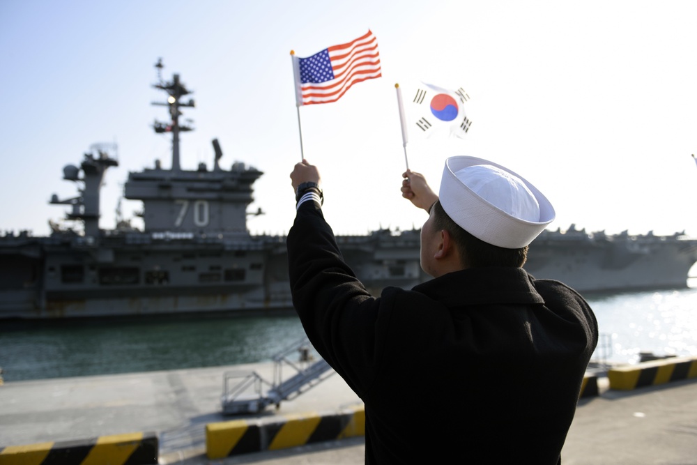USS Carl Vinson Port Visit to Busan
