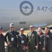 Red Lancers Pose in front of RAAF P-8A at Avalon Airshow