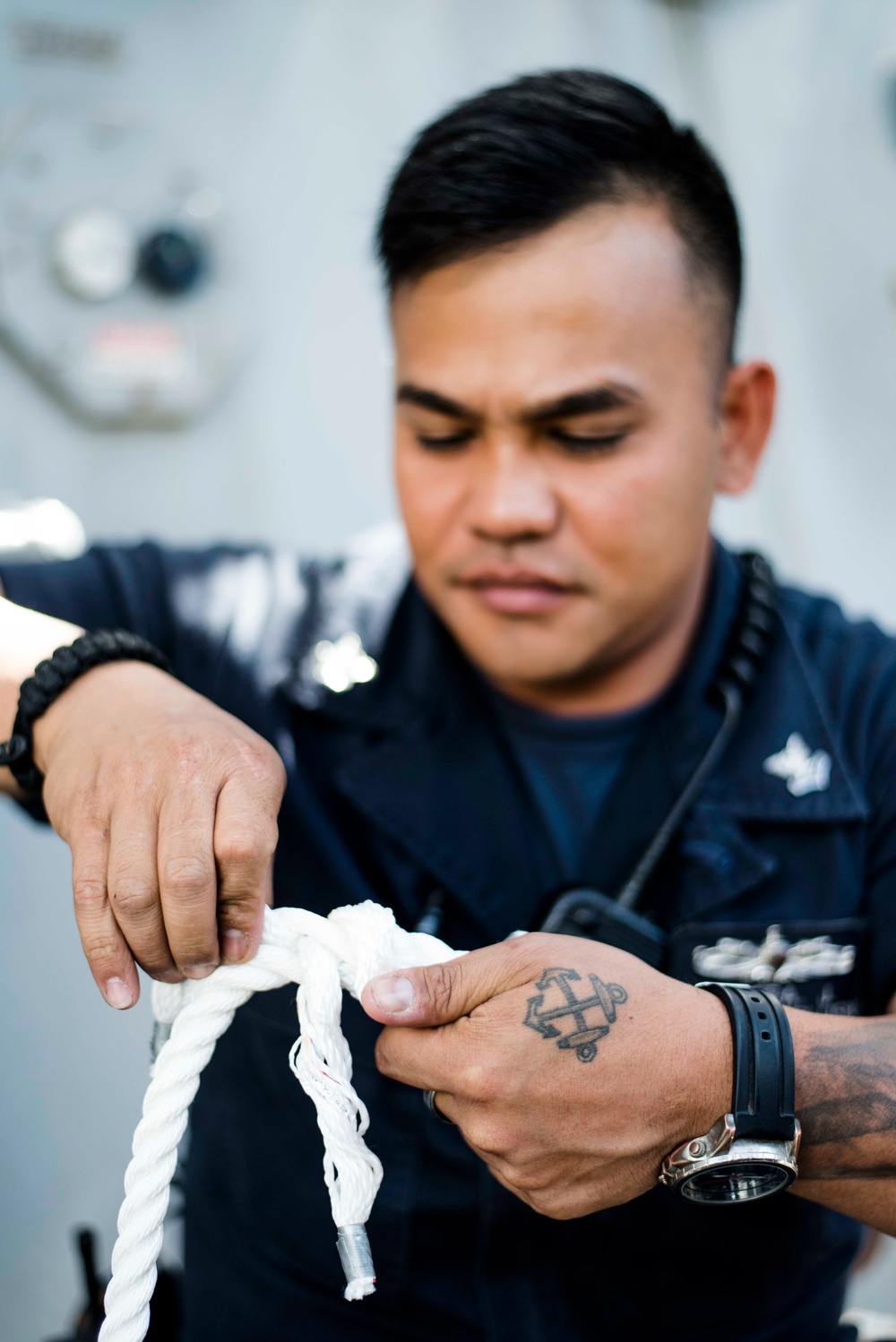 Green Bay Sailors splices line