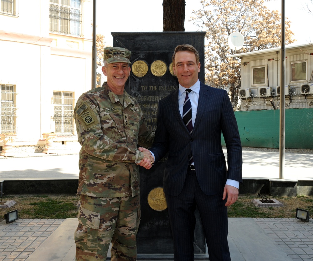 HQ Resolute Support hosts Invictus Games flag presentation ceremony