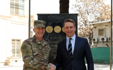 HQ Resolute Support hosts Invictus Games flag presentation ceremony