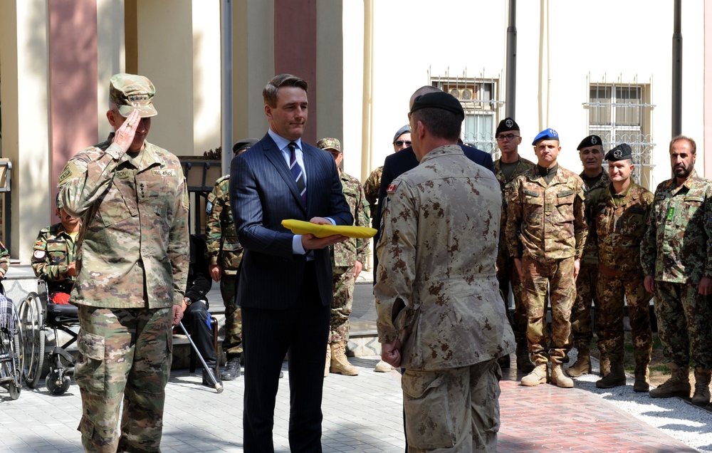 HQ Resolute Support hosts Invictus Games flag presentation ceremony