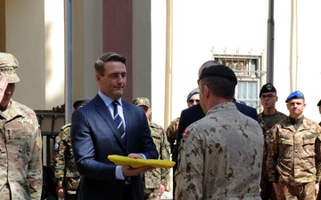HQ Resolute Support hosts Invictus Games flag presentation ceremony