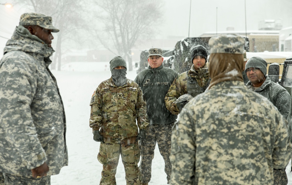 NY National Guard 53 Troop Command responds to Nor'easter