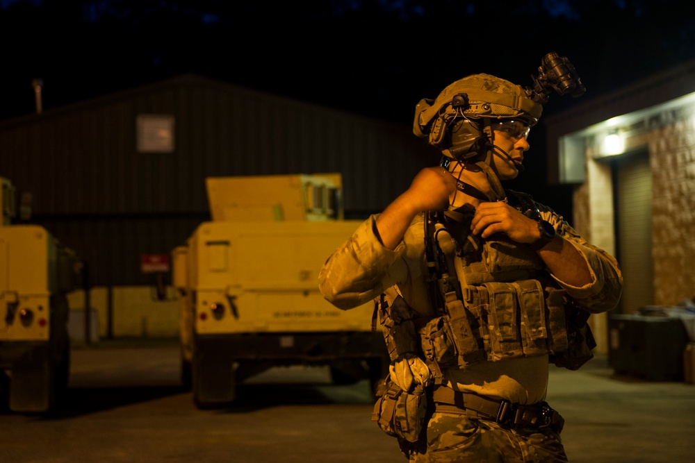 EOD Air Commandos conduct night training