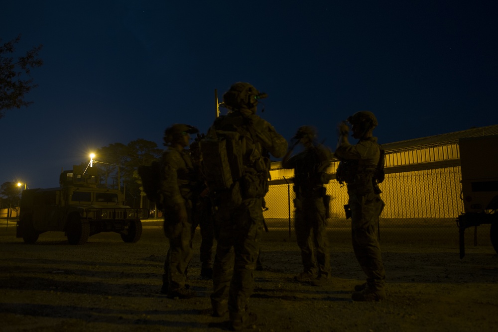 EOD Air Commandos conduct night training