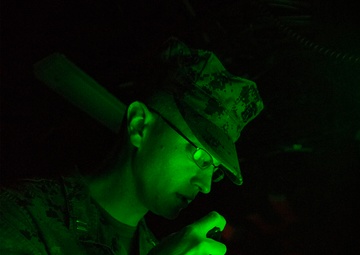 Bridge operations aboard USS Bonhomme Richard