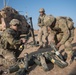 Coalition forces  conduct mortar fire mission