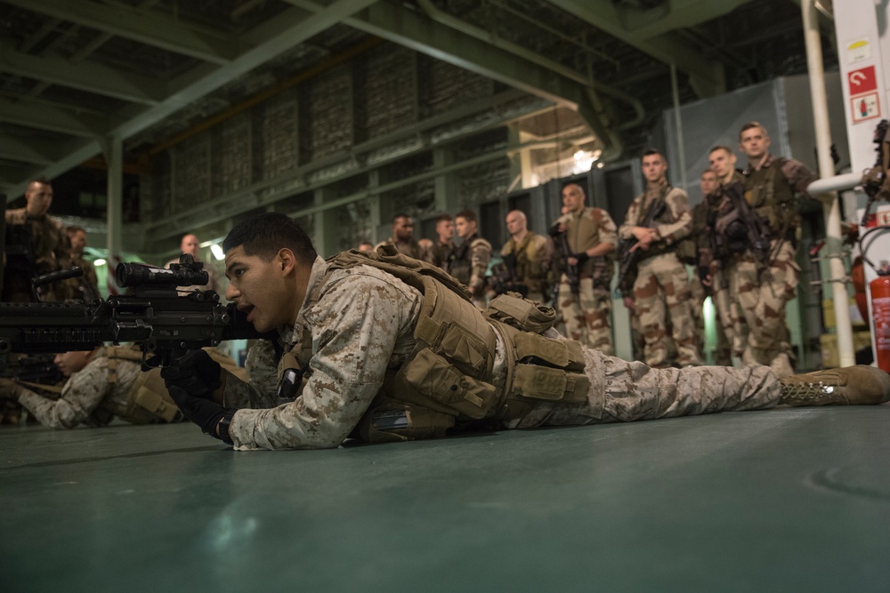 U.S. Marines and French military enhance core infantry skills