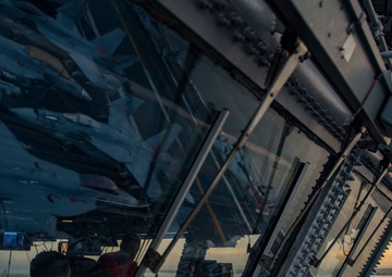 GHWB, part of the George H.W. Bush Carrier Strike Group, is deployed in support of maritime security operations and theater security cooperation efforts in the U.S. 5th Fleet area of operations.