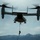 Japanese Soldiers fast rope off Osprey