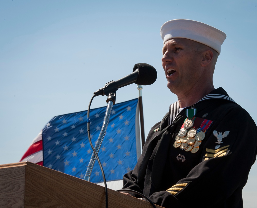 Retirement Ceremony For Four Members Of Navy Reserve Undersea Rescue Command