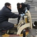 Sailors perform maintenance