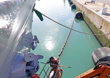 Hué City is operating in the Atlantic Ocean as part of Operation Atlantic Resolve in order to assure allies of our shared commitment and to build interoperability toward peace and stability in the region