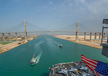 The George H.W. Bush Carrier Strike Group is is deployed to the U.S. 5th Fleet area of operations conducting maritime security operations, theater security cooperation efforts and support missions for Operation Inherent Resolve.