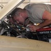 Air Force mechanics put wheels on the ground