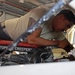 Air Force mechanics put wheels on the ground