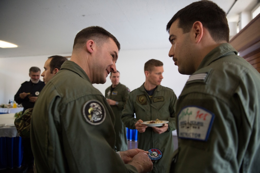 Show ‘Em What We Got: U.S. Marines participate in static display show during Real Thaw 17