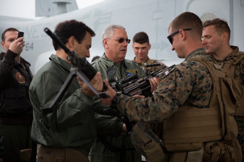 Show ‘Em What We Got: U.S. Marines participate in static display show during Real Thaw 17
