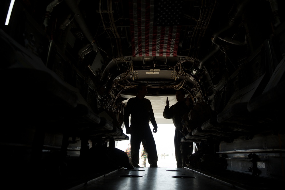 Show ‘Em What We Got: U.S. Marines participate in static display show during Real Thaw 17