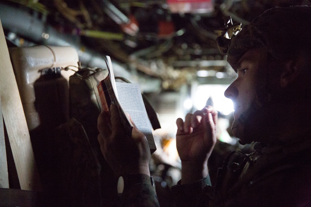 Show ‘Em What We Got: U.S. Marines participate in static display show during Real Thaw 17