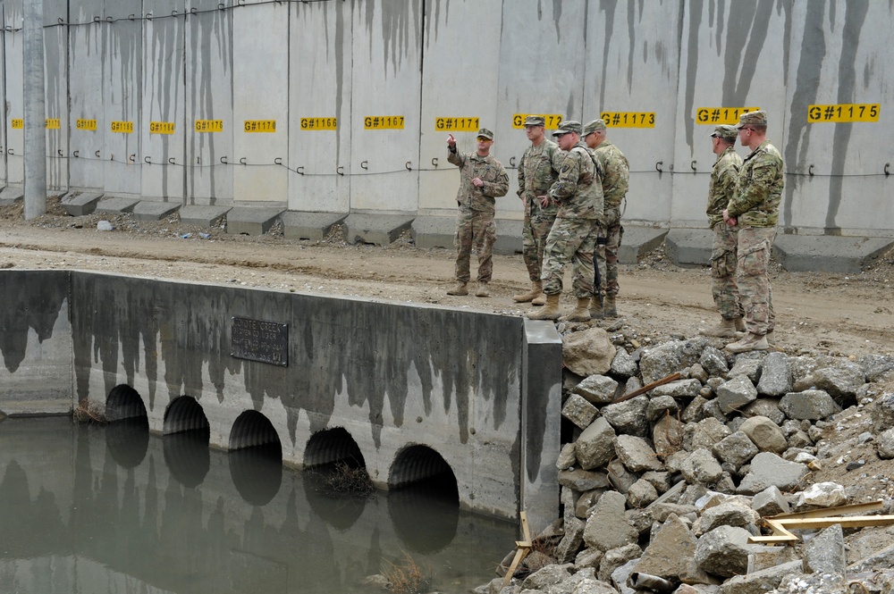 U.S. Army Maj. Gen. William Hickman Visits Bagram Airfield