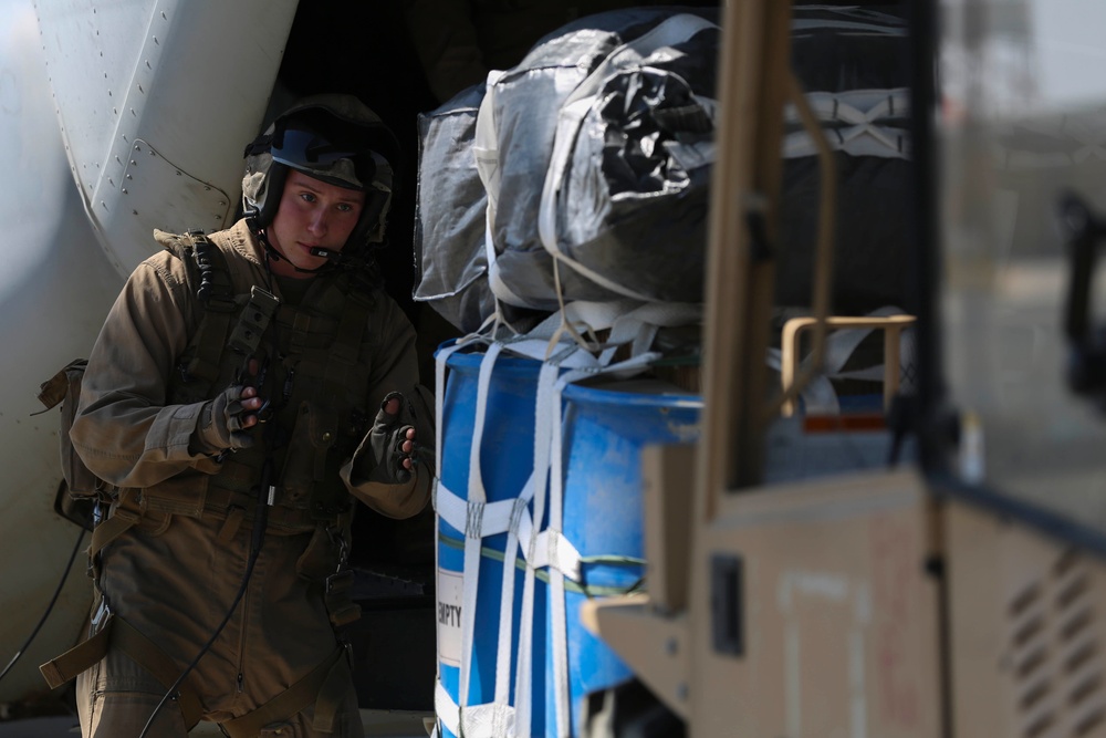 SPMAGTF hits the sky for air delivery training