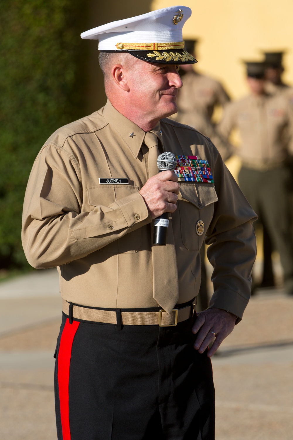 Marine Corps Recruit Depot Morning Colors Ceremony