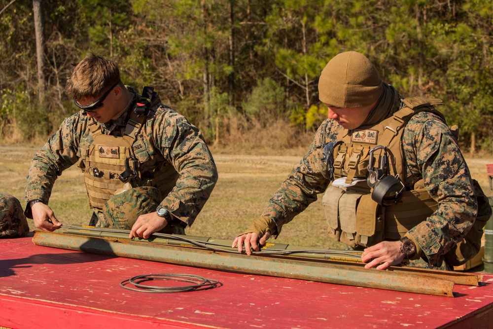 Combat Logistics Battalion 22 conducts demolitions training