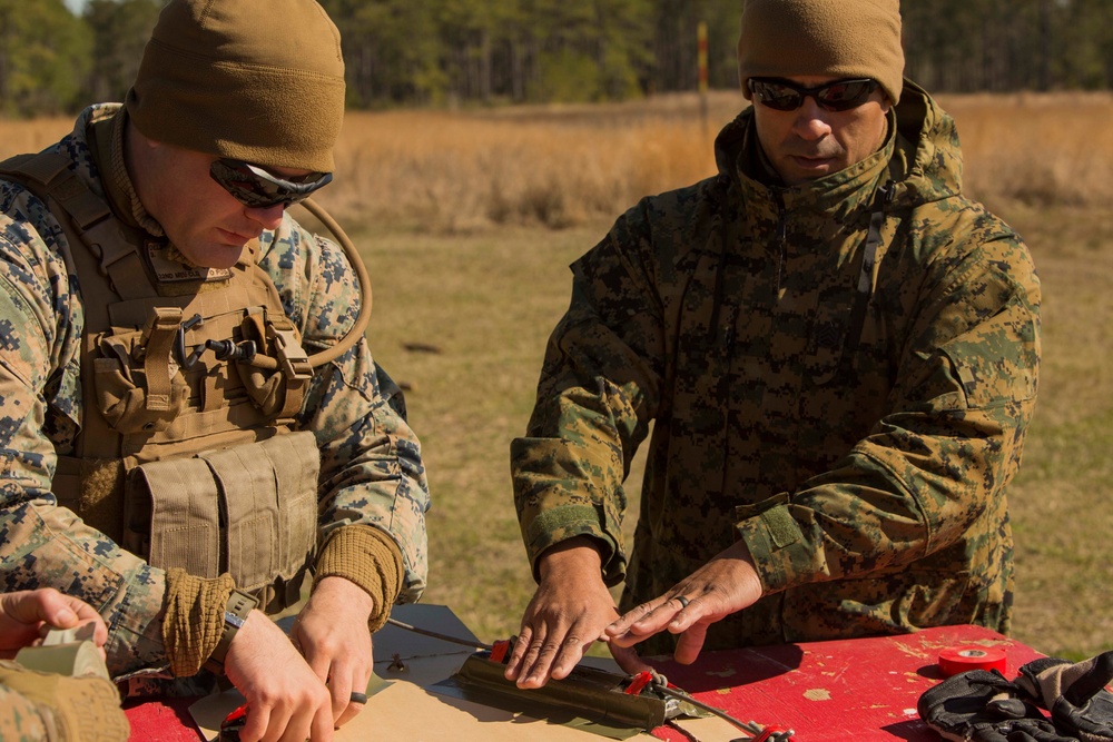 Combat Logistics Battalion 22 conducts demolitions training