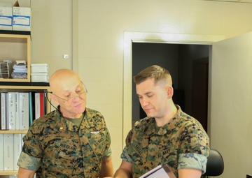 Religious Program Specialist 2 Class Kregel says goodbye to MCAS Beaufort